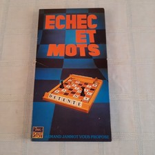 Échec et Mots Robert Laffont jeu vintage Armand Jammot complet