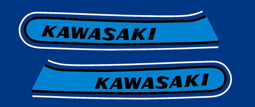 Kawasaki 1974 tank decal - kawasaki, 1974-tank