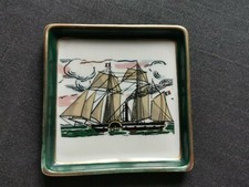 Vide Poche motif bateau ÉDITIONS d'ART à TIRAGE RÉSERVÉ PORCELAINE de COULEUVRE