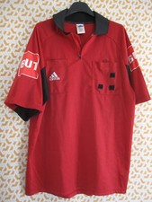 Maillot Arbitre climacool BUT Porté Adidas Football vintage Bordeaux - L