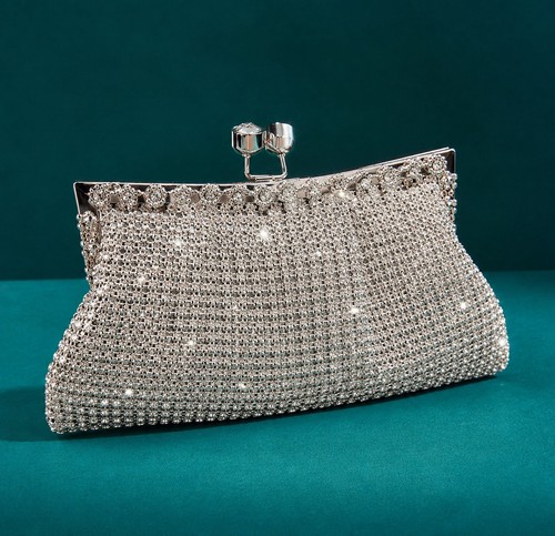 Luxury silver rhinestone - silver,
