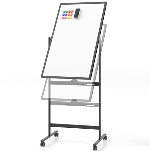 Tableau blanc magnétique - blanc,