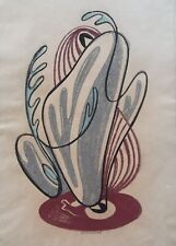 "Abstrait", Franz Schicker, dessin pastel/craie