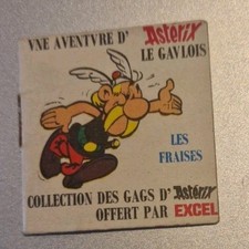 Livret Astérix : Margarine Excel : LES FRAISES - RARE - Asterix 