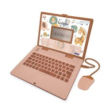 Lexibook - Ordinateur éducatif coloris Animaux – 124 activités (Français/Anglais