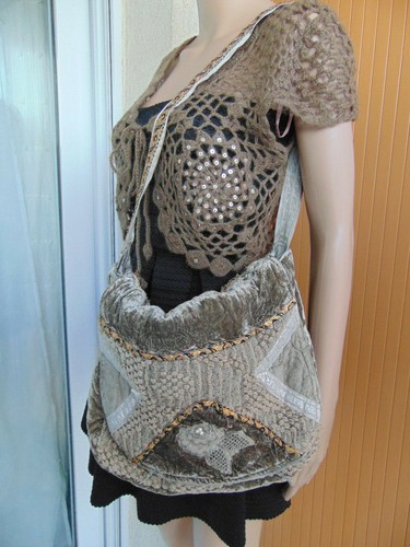 Sac ethnique tissu - ethnique, noble