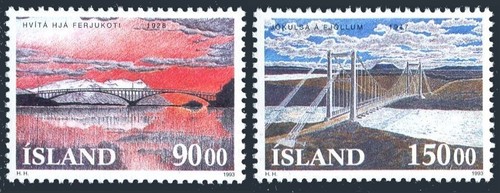 Iceland 766 767 mnh - iceland, 766-767,mnh.michel