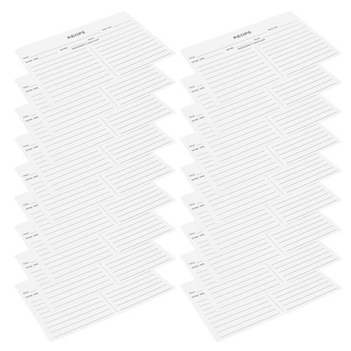 Pcs fiche recette - 50,