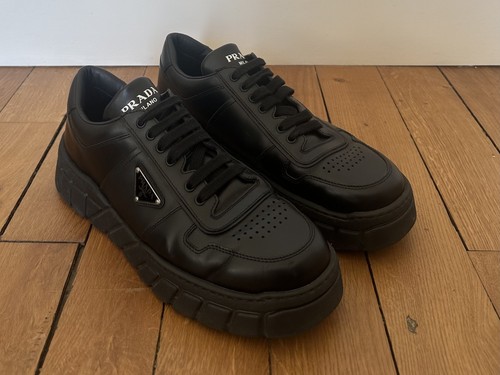 Prada macro black leather - macro,