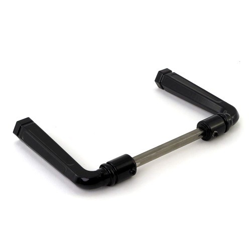 Poignée double aluminium - double,