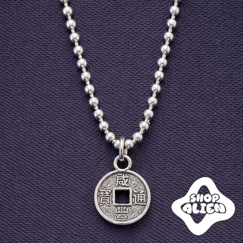 Collier argent pour homme - en,