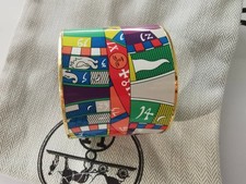 Bracelet HERMES PARIS BRACELET manchette emaillée Astrologie Nouvelle