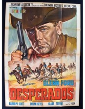 Affiche DESPERADOS Glenn Ford