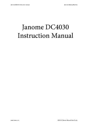 Janome dc4030 sewing - dc4030,