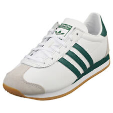 adidas Country Og Mixte adulte White Green Baskets Décontracté