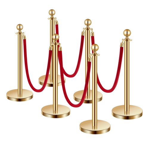 Poteau guidage barrière - barrière, de