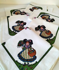 6 serviettes de table alsace