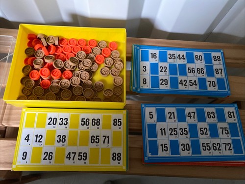 Ancien jeu loto cartons et - de,