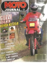 MOTO JOURNAL N°797 GUZZI 650 NTX / HONDA NS 125 R / RALLYE DE L'ATLAS