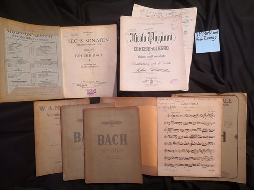 Partitions violoniste - , de