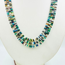Collier Heishi pierre