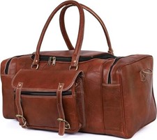 Cuir Polochon Sac pour Hommes