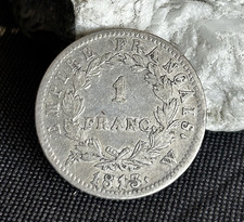 1 Franc NAPOLÉON Ier TÊTE LAURÉE, EMPIRE FRANÇAIS, 1813, Lille, TB+