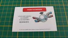 Combat de dresseur Magnéti pièce détachée jeu Monopoly Pokémon édition Kanto c43