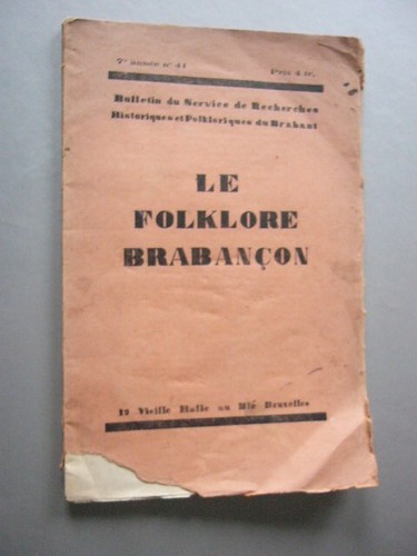Belgique folklore brabancon - folklore,