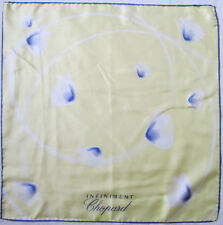 -Authentique Foulard tour de cou CHOPARD soie TBEG  vintage  50 x 50 cm