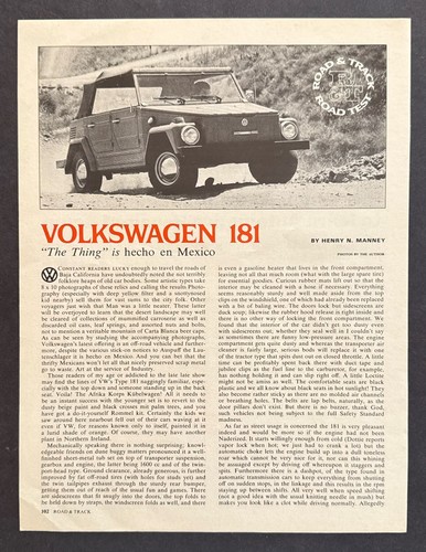 1973 volkswagen 181 - 181, thing
