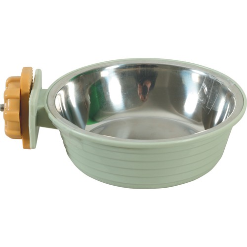 Mangeoire plastique vert et - plastique,