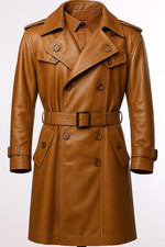 Manteau trench homme marron