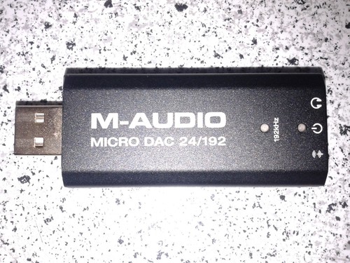 Audio micro dac 192 - m-audio, 24/192