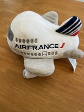MC Doudou PELUCHE SONORE AVION Boeing 747 AIR FRANCE Airfrance BLANC  Socatec