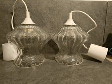 Paire de Suspensions Vintage