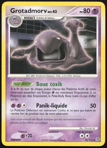 Carte pokémon grotadmorv - carte,