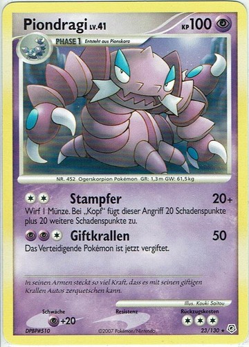 Pokemon carte card - card, diamant