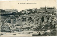 CARTE POSTALE TUNISIE / CARTHAGE BASILIQUE BYZANTINE