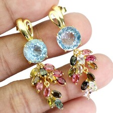 925 Argent Sterling Boucles