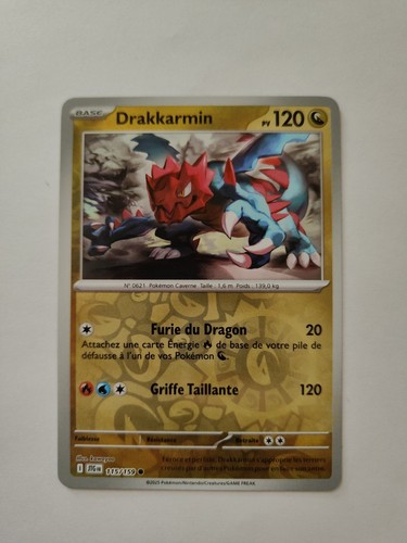 Carte pokémon drakkarmin - pokémon,