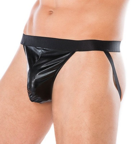 Jockstrap noir wetlook 9015 - wetlook, mc/9015