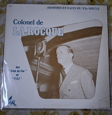 rare disque 33 tours colonel de la rocque croix de feu PSF SERP