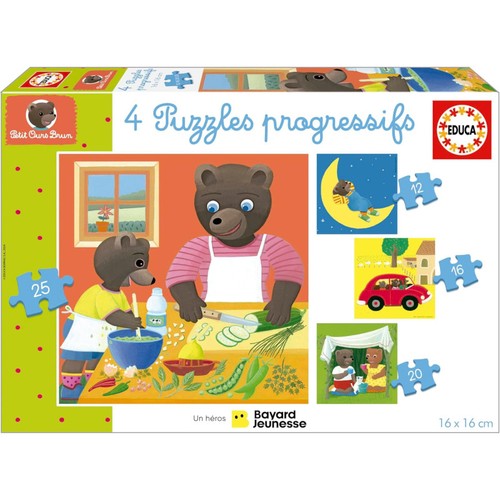 Puzzles petit ours brun - -,