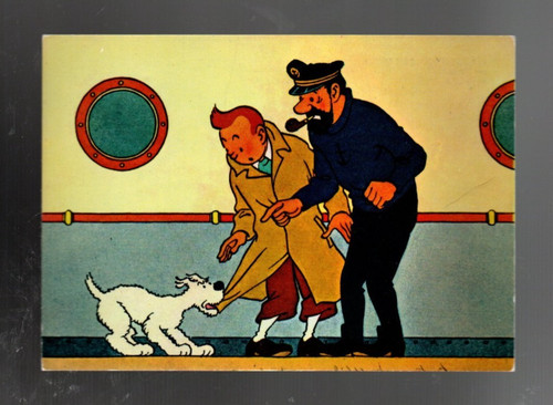 Carte postale hergé - postale, tintin