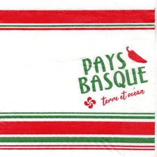 Serviettes en papier Pays