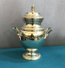 sucrier en métal argenté Modèle EMPIRE / MALMAISON 21 cm Service café thé sucre