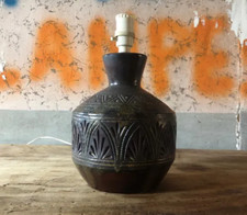 Lampe céramique vintage, lampe west Germany, lampe vintage, lampe à poser