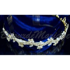 DIADEME DORE MARIAGE MARIEE