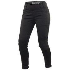 Leggings Trilobite pantalon de moto femmes noir long moto cuir leggings